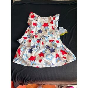 Bluey Girls Size 5T Shirt and Skirt Outfit - NWT